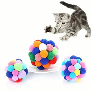 Balle pour chat colorée – Anti-ennui instantané - vue 4