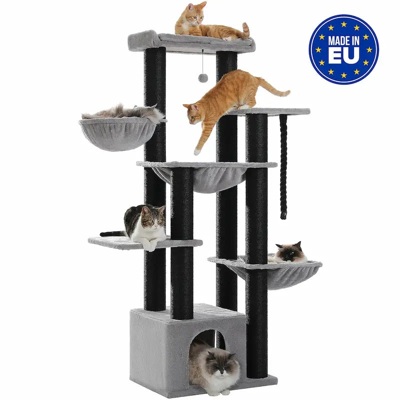 Arbre à chat multi plateforme - 7 niveaux robustes - vue 8