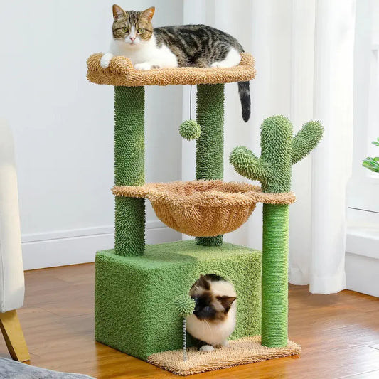 Arbre à chat 4-en-1 avec condos - Confort multi-niveaux - vue 2