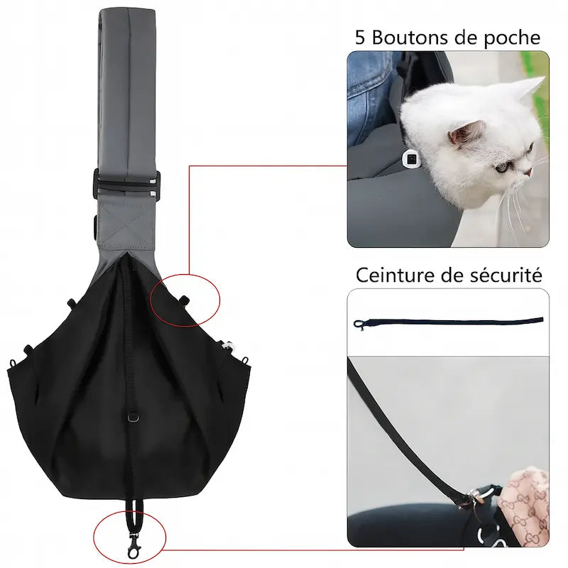 Sac bandoulière animaux - Confort & liberté - vue 5