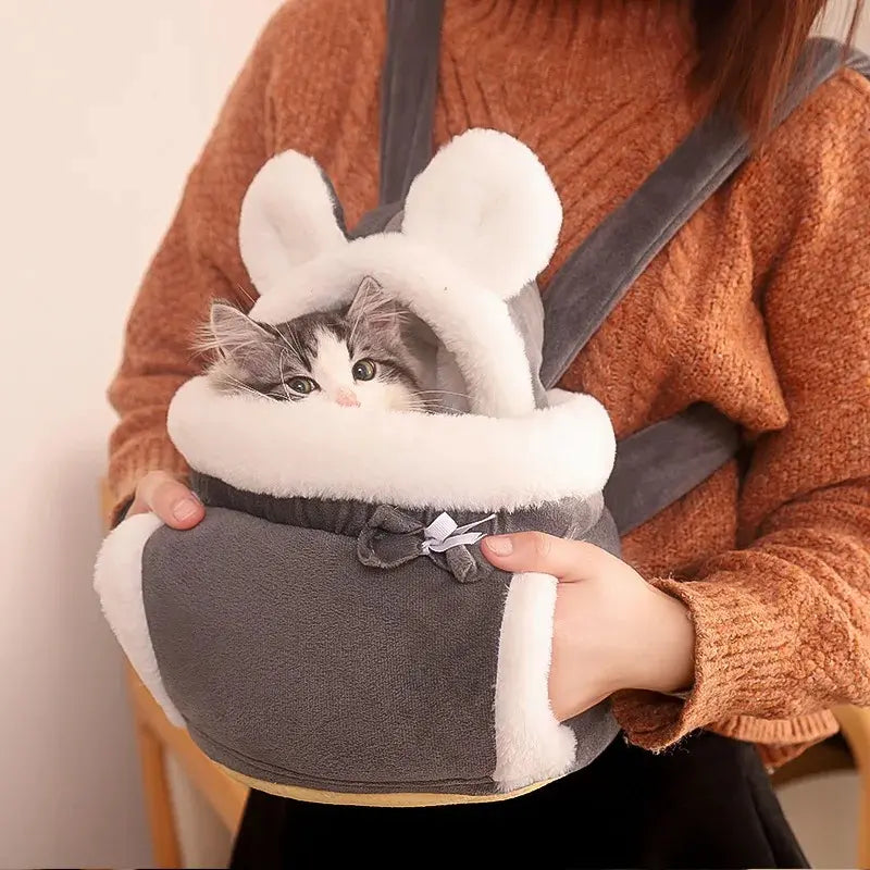 Sac ventral pour chat - Chaleur & confort - vue 5