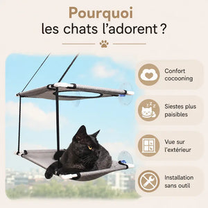 Hamac double pour chat - 2-en-1 confortable - vue 5