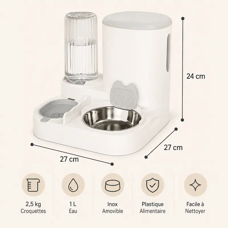 Mangeoire automatique pour chat - Plus de sérénité - vue 4