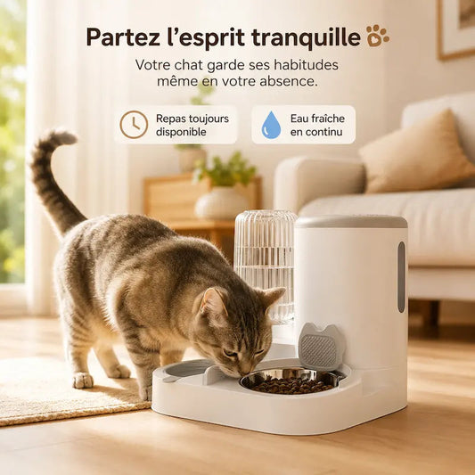 Mangeoire automatique pour chat - Plus de sérénité - vue 2