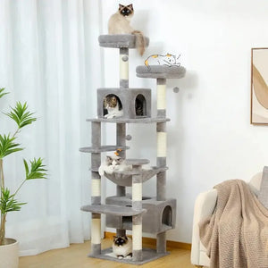 Arbre à chat 180 cm - XXL & ultra stable - vue 4