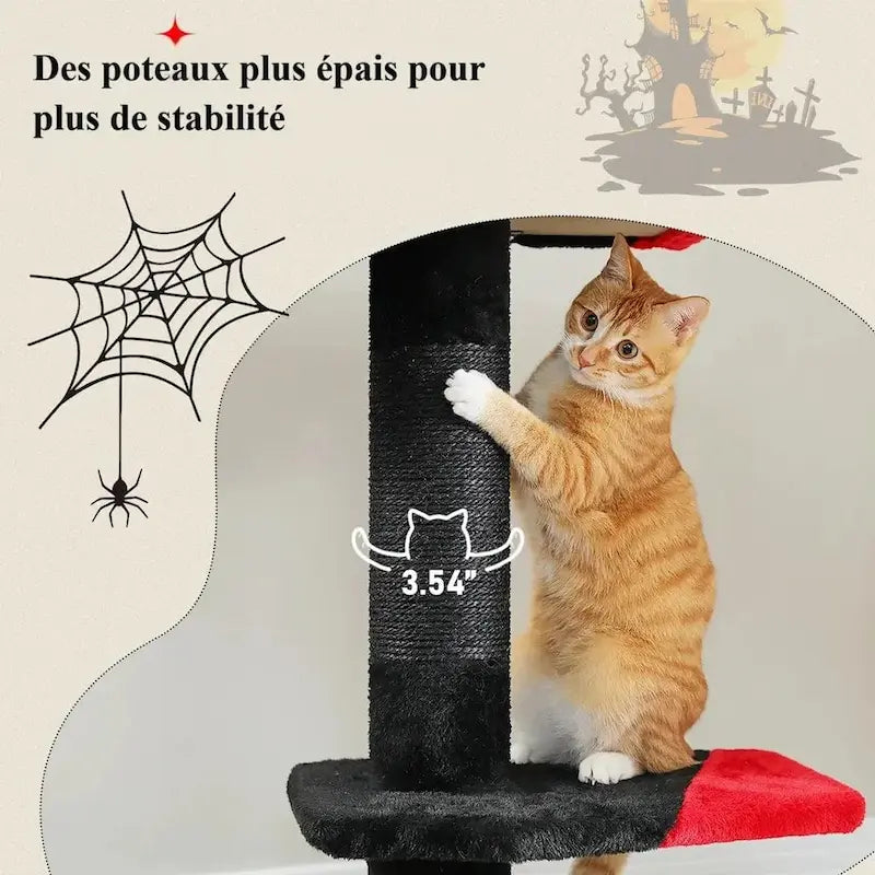 Arbre à chat gothique - Style & confort