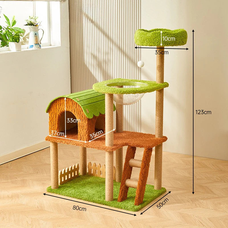Arbre à chat Jungle Paradis - Multi-niveaux - vue 7