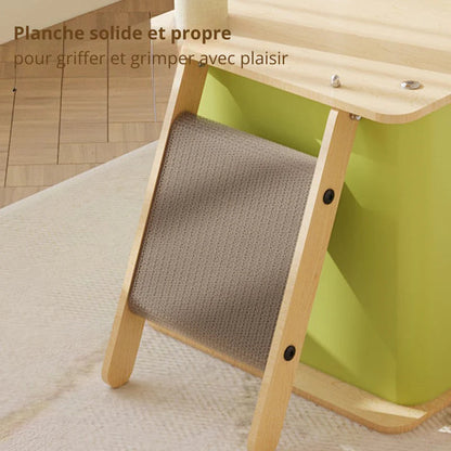 Arbre à chat Linea 100 - Compact et stable - vue 6
