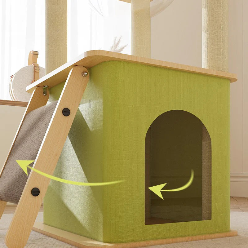 Arbre à chat Linea 100 - Compact et stable - vue 7