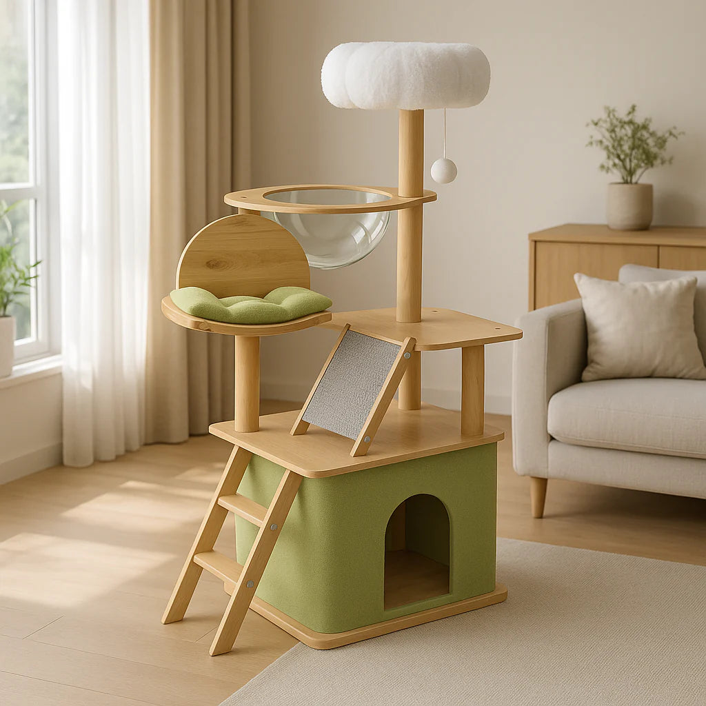 Arbre à chat 140 cm - Stable & design - vue 2