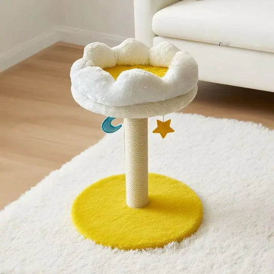 Griffoir chat nuage étoilé