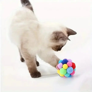 Balle pour chat colorée – Anti-ennui instantané - vue 2