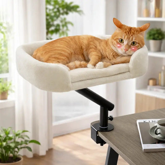 Lit de bureau pour chat – Support rotatif 360° - vue 2