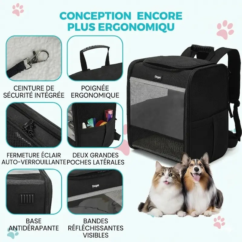 Sac à dos chat Backpack XL - Ventilé | FelisPack - vue 5