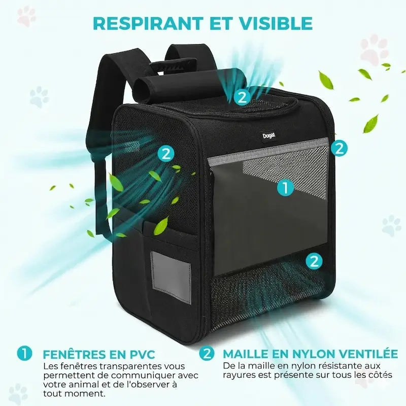 Sac à dos chat Backpack XL - Ventilé | FelisPack - vue 3