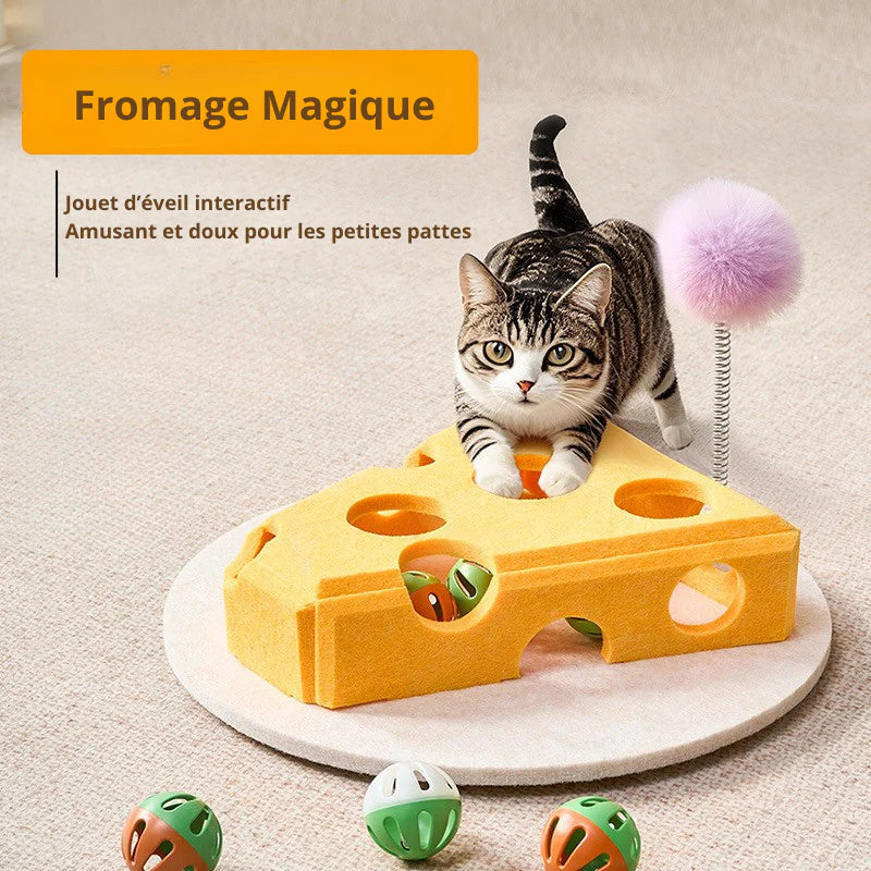 Fromage magique interactif - Chat stimulé - vue 3