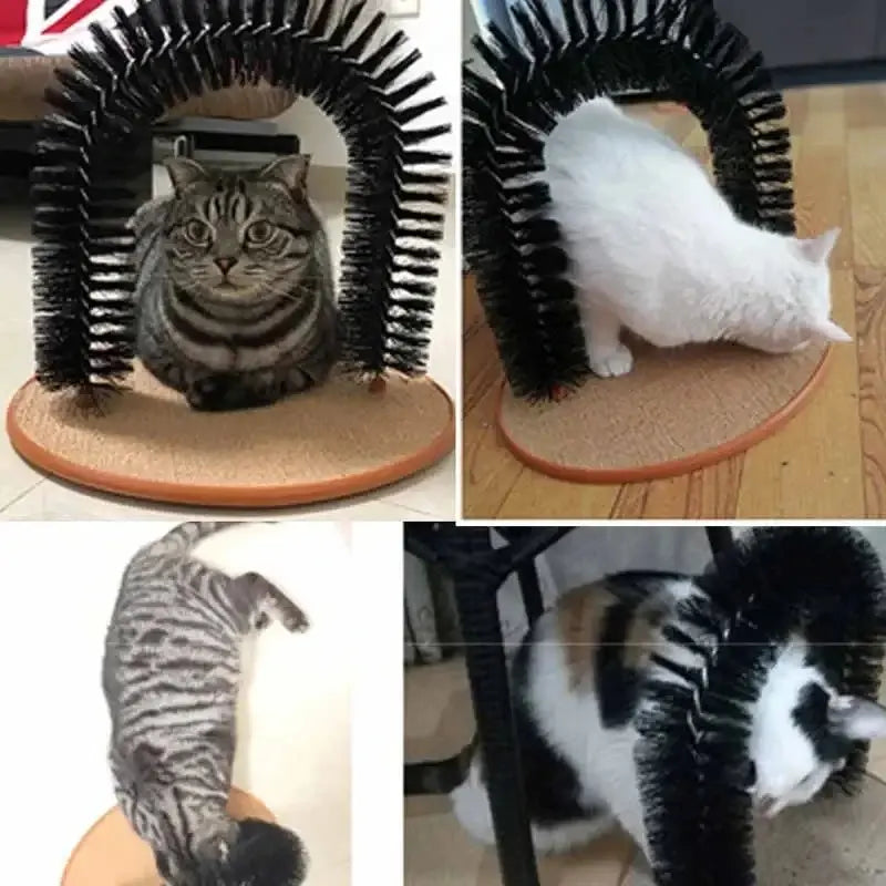 Jouet chat arc auto-grooming - Massage - vue 3