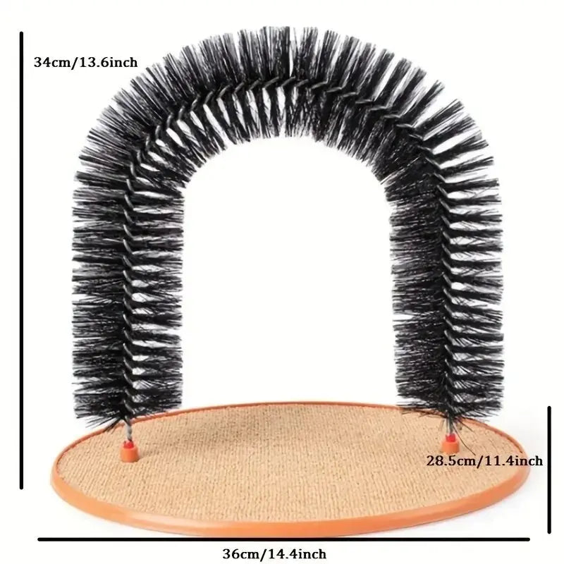 Jouet chat arc auto-grooming - Massage - vue 5