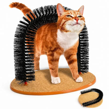 Jouet chat arc auto-grooming