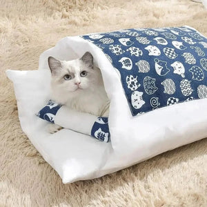 Lit pour chat moelleux - Refuge chaud et confortable - vue 9