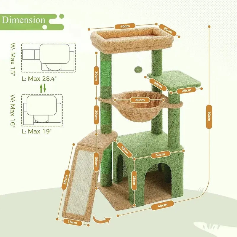 Mini arbre à chat - Gain de place