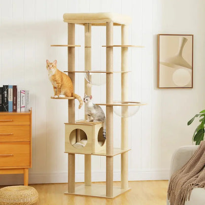 Arbre à chat intérieur bois