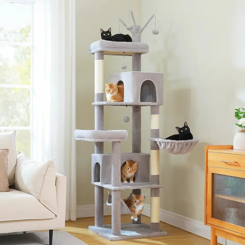 Arbre à chat XXL multi-niveaux - Ultra stable - vue 2