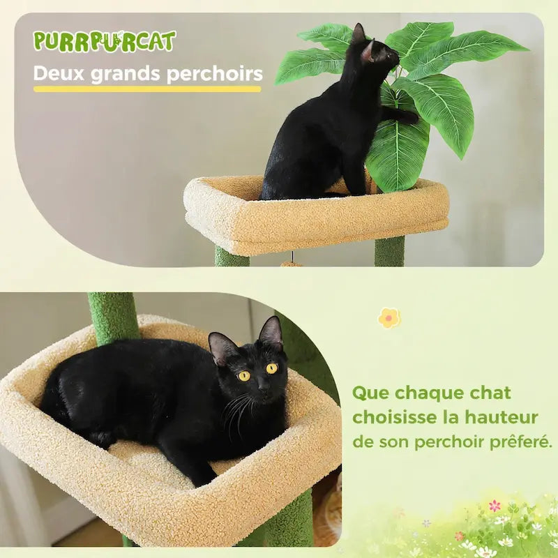 Arbre à chat XXL multi-niveaux - Ultra stable - vue 3
