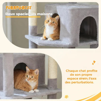 Arbre à chat XXL multi-niveaux - Ultra stable - vue 4
