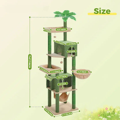 Arbre à chat XXL multi-niveaux - Ultra stable - vue 6
