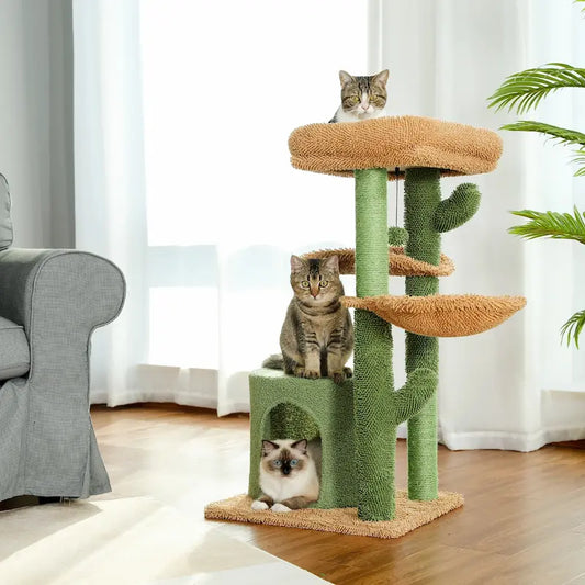 Arbre à chat cactus avec griffoir