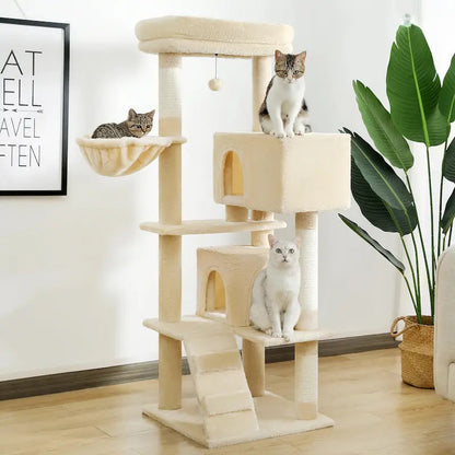 Arbre à chat luxe multi-niveaux – Tour premium - vue 3