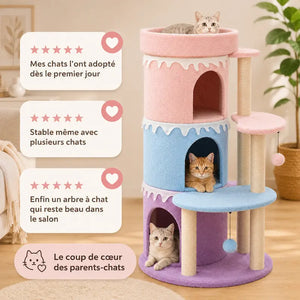 Arbre à chat tour - Gain de hauteur - vue 3