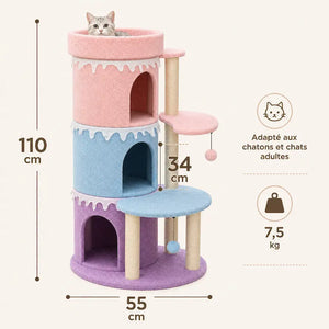 Arbre à chat tour - Gain de hauteur - vue 7