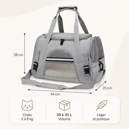 Sac de voyage pour chat - Déplacements sereins - vue 7