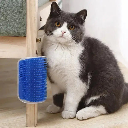 Brosse murale chat - Poils en moins, chat heureux - vue 5
