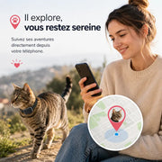 Collier GPS chat avec carte SIM - Localisez votre chat - vue 2