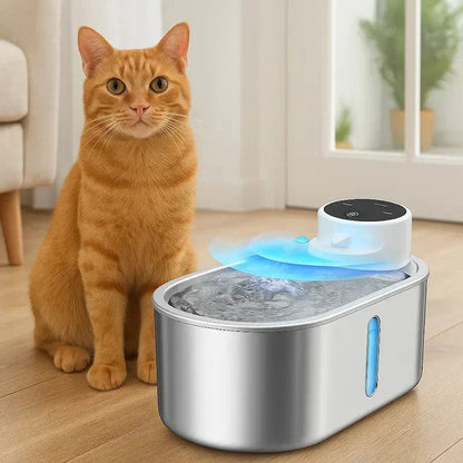 Fontaine sans fil à piles pour chat - Hydratation libre et durable Griffe d'Amour