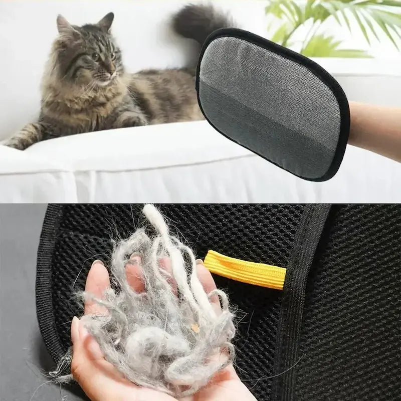 Gant épilateur pour chat - Poils enlevés sans effort - vue 4