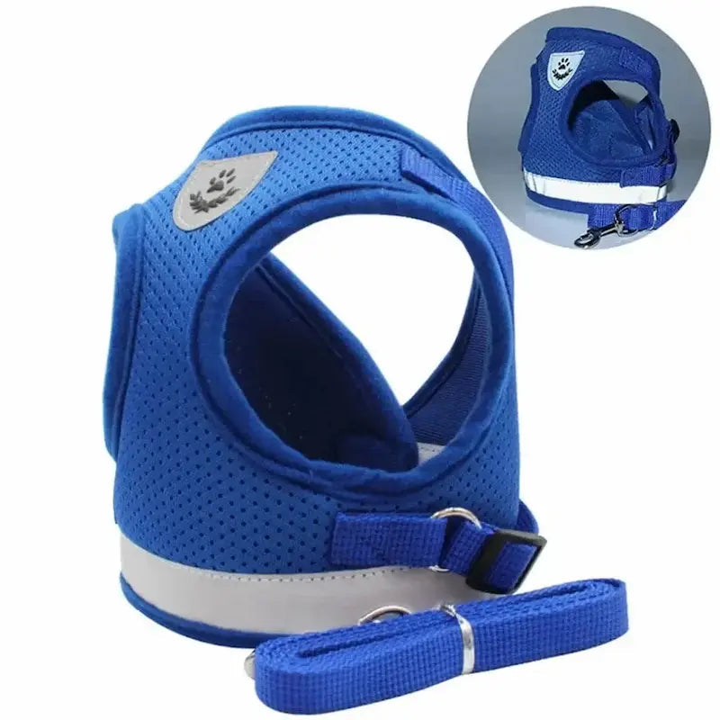 Harnais gilet maille chat - Léger & respirant - vue 5