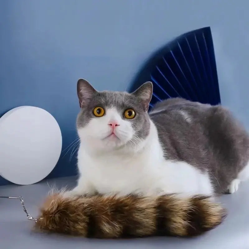 Jouet chat plume renard - Amusement garanti - vue 3