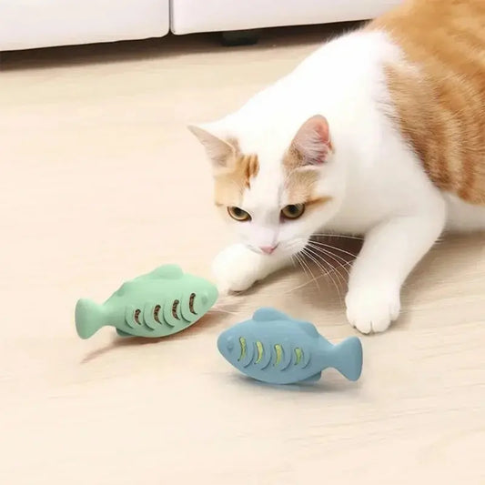 Jouet distributeur de croquettes chat