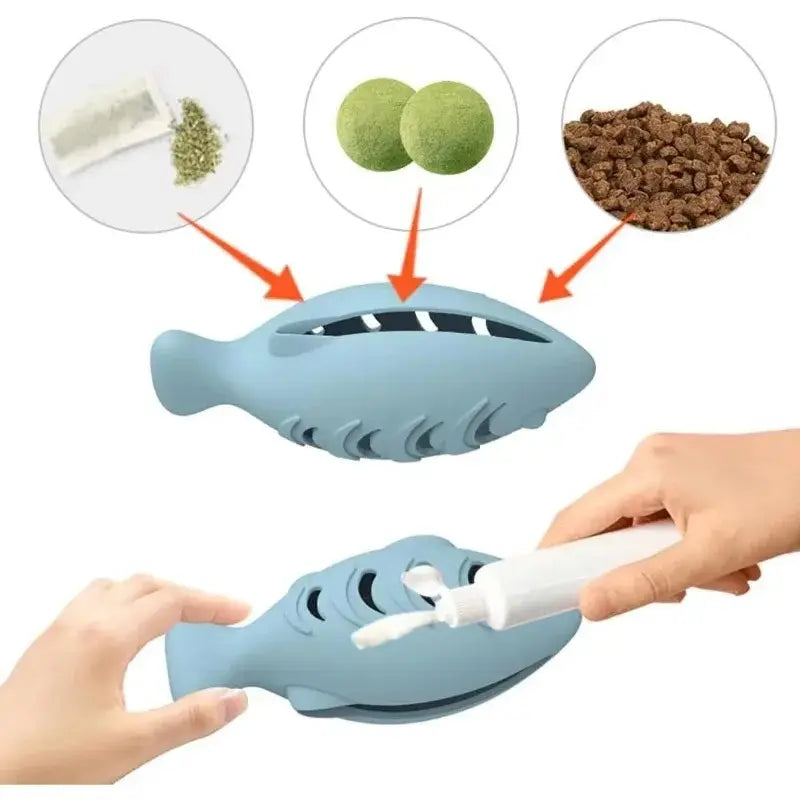 Jouet distributeur de croquettes chat - Jeu & repas malin - vue 3