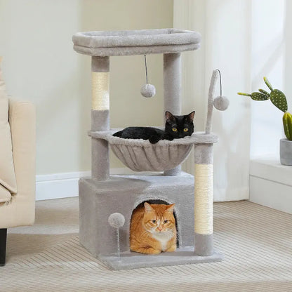 Arbre à chat 4-en-1 avec condos