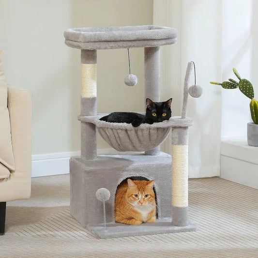 Arbre à chat 4-en-1 avec condos