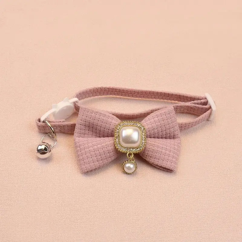 Collier chat nœud papillon - Élégant & réglable - vue 6