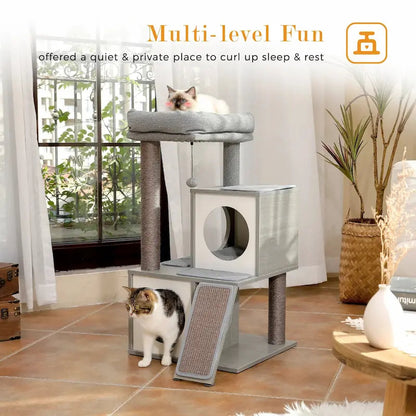Petit arbre à chat moderne - Stable - vue 4