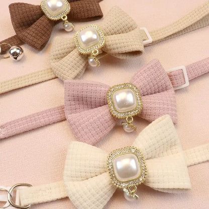 Collier chat nœud papillon