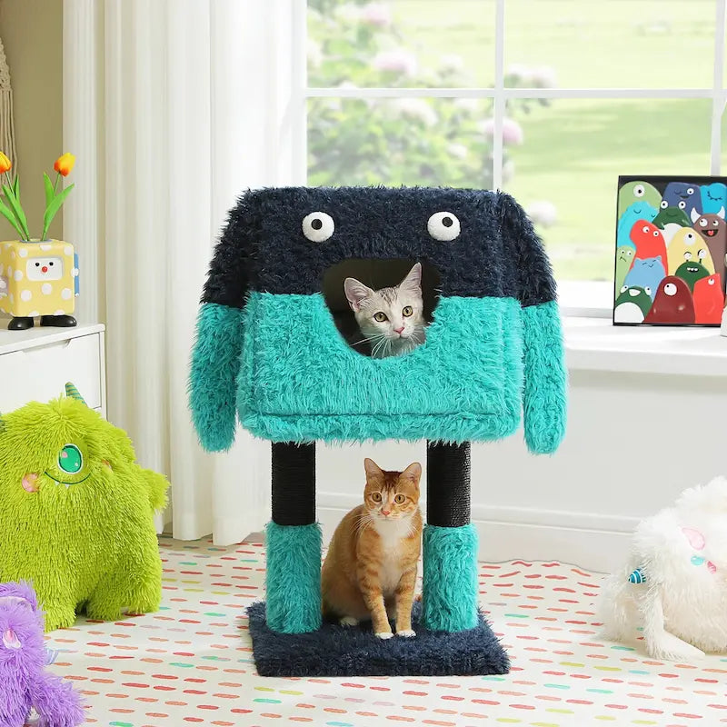 Arbre à chat Monster – Design mignon & fun