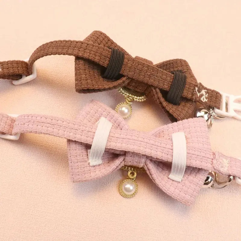 Collier chat nœud papillon - Élégant & réglable - vue 2
